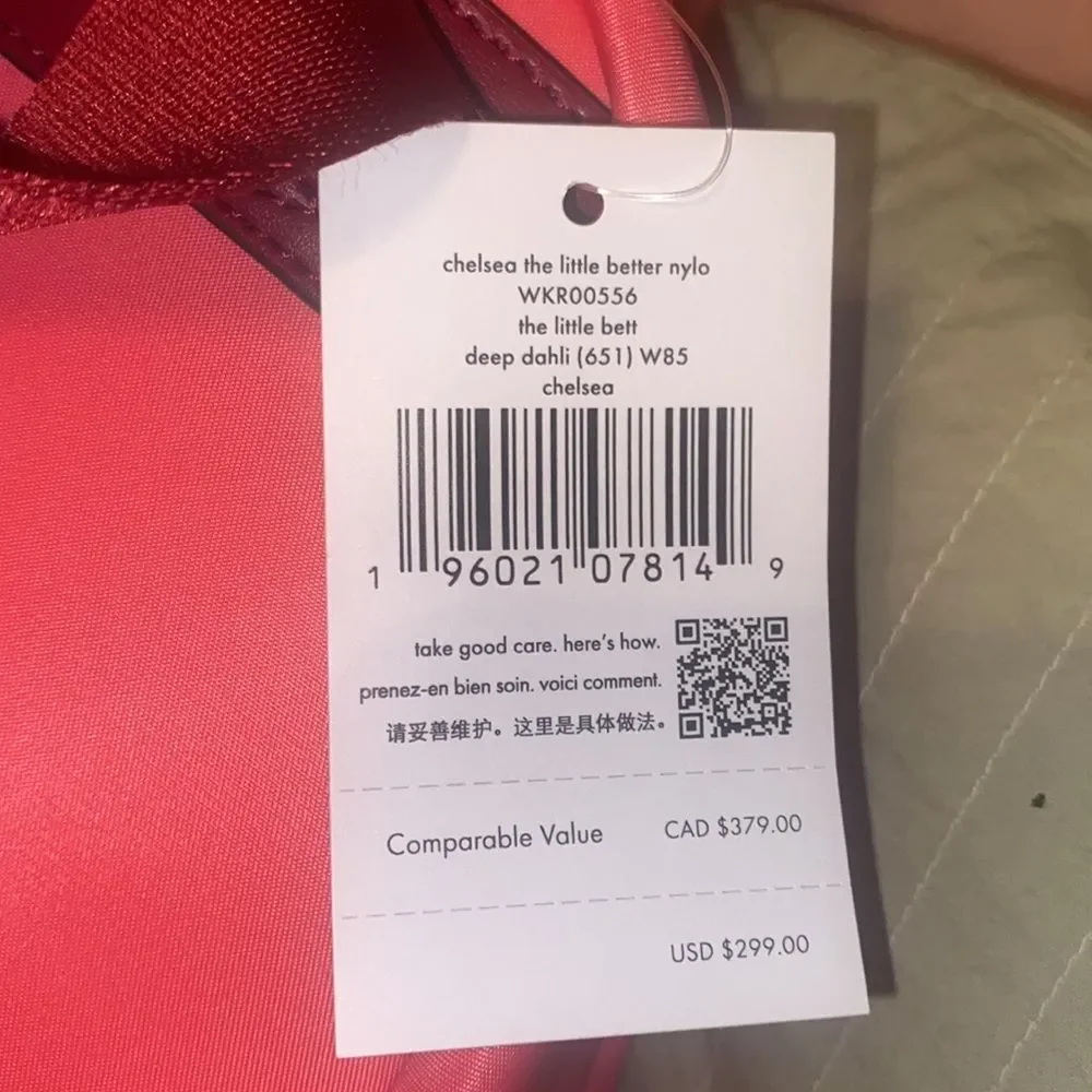 Kate ♠️ Spade Deep Dahli Chelsea Backpack! - Picture 7 of 12